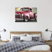 1950 Pickup Truck Canvas afdrukken (Insitu (Slaapkamer))