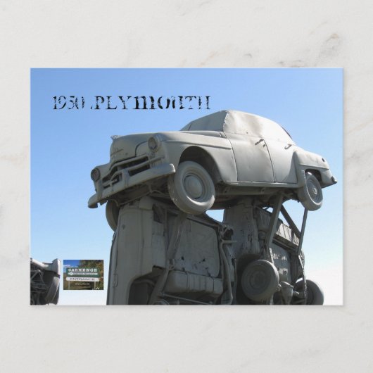 1950 Plymouth Briefkaart (Voorkant)