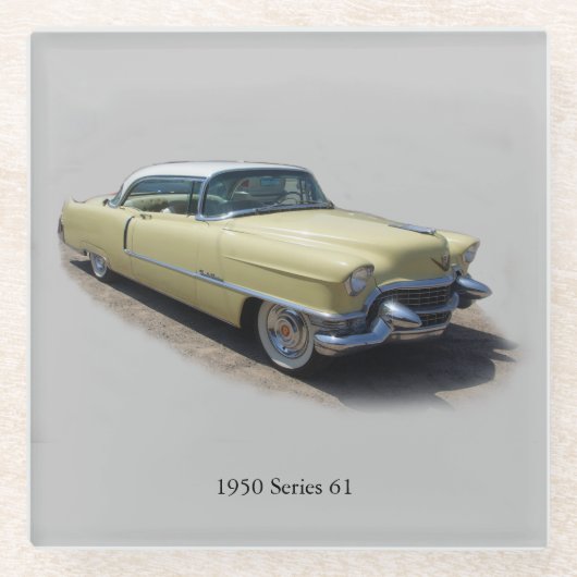 1950 reeks 61 onderzetter van glas (Voorkant)