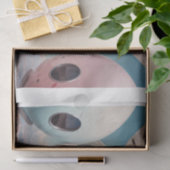 1950 retro futurisme geëmancipeerde vrouw in roze tissuepapier (Geschenk)