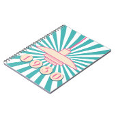 1950 Retro Revival Notitieboek. Notitieboek (Linkerzijde)