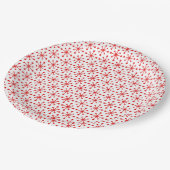 1950 Retro Star-patroon Papieren Bordje (Gekanteld)