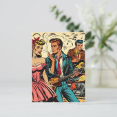 1950  Rock and Roll Comics Briefkaart (Staand voorkant)