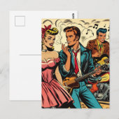 1950  Rock and Roll Comics Briefkaart (Voorkant / Achterkant)