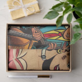 1950  Rock and Roll Comics Tissuepapier (Geschenk)