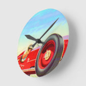 1950 rode racewagen ronde klok (Hoek)