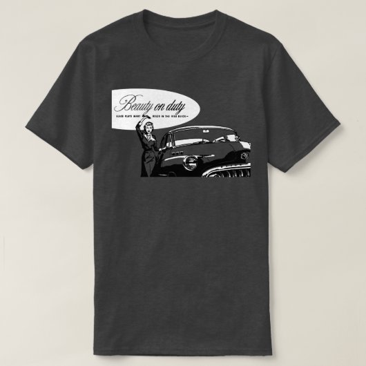 1950 SCHOONHEID OP PLICHT Buick ad TShirt (Design voorkant)
