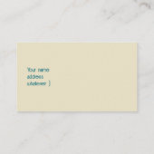 1950 Strandmeisje Visitekaartje (Achterkant)