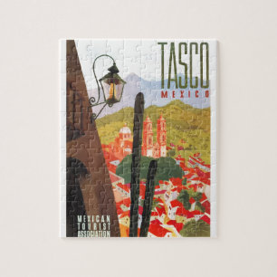 1950 Tasco Mexico Travel Poster Legpuzzel
