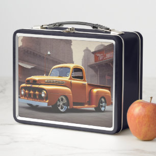 1950 Truck Metal Lunch Box