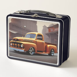 1950 Truck Metal Lunch Box
