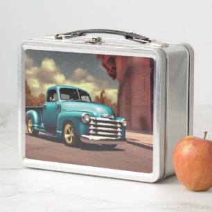 1950 Truck Metal Lunch Box