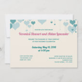 1950 Vintage bruiloft uitnodiging (Achterkant)