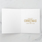 1950 Vintage kerstdame met Schotse Terrior Kaart (Binnen)