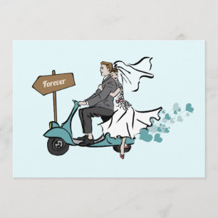 1950 Vintage Wedding Invitation Kaart