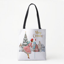 1950  vrouw met kerstgroeten