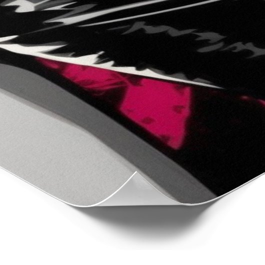 1950s/60s Pop Art Pinup gepersonaliseerd Poster (Hoek)