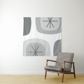 1950s Abstracte Kunst Lichtgrijs Wandkleed (In Situ (horizontaal))