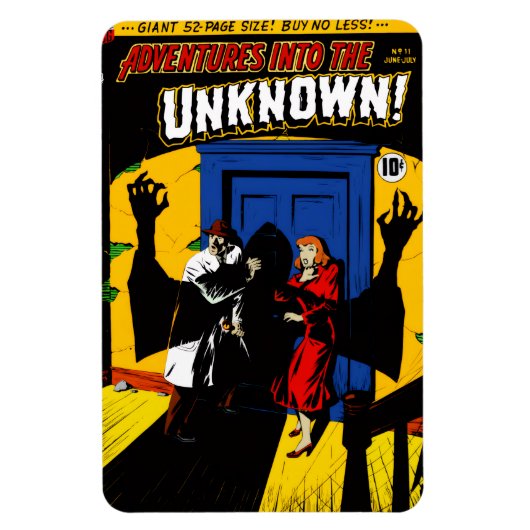 1950's 'Adventures into the Unknown' Magnet Magneet (Verticaal)
