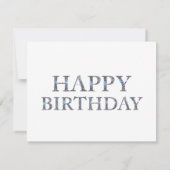 1950's Afternoon Tea Happy Birthday (Achterkant)