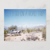 1950'S Arizona Road Trip in de woestijn Briefkaart (Voorkant)