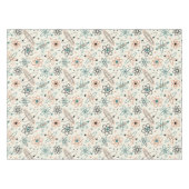1950s Atomic Age Space Stars Wetenschap Midden eeu Tafelkleed (Voorkant (Horizontaal))