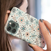1950s Atomic Era Space Age Mid-century Pattern iPhone 16 Hoesje