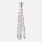 1950s Atomic Starburst Boomerang Squares MCM Stropdas (Voorkant)