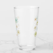 1950s Atomische Vuurwerk Sterren Mid Century Glas (Links)