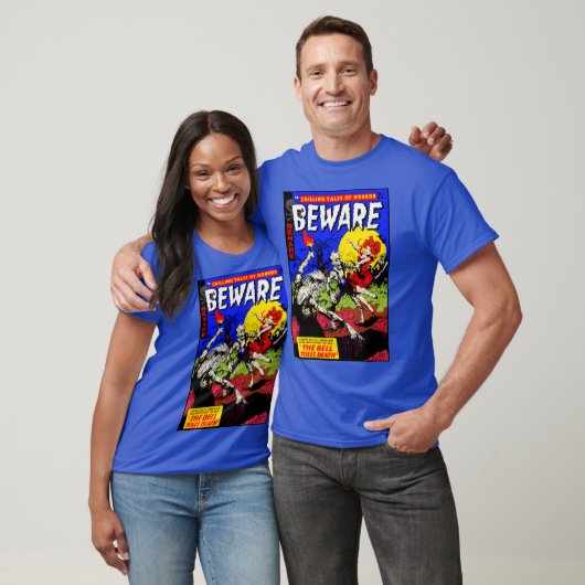 1950's BEWARE Horror Comic T-Shirt (Unisex)