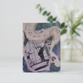 1950s Circus Mixed Media Collage Briefkaart (Staand voorkant)