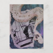 1950s Circus Mixed Media Collage Briefkaart (Voorkant)