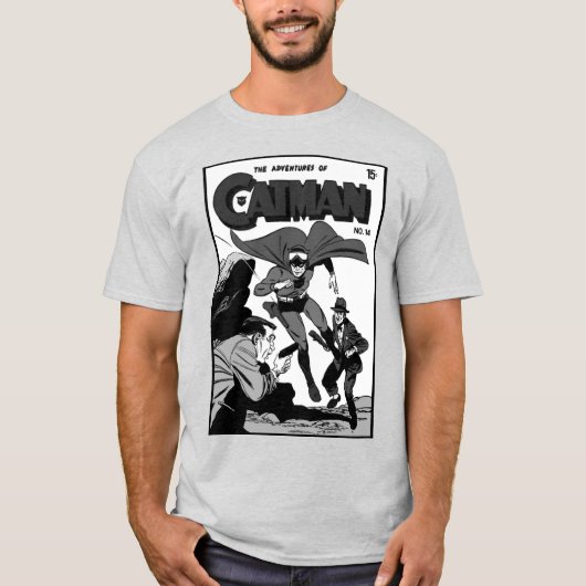 1950's De avonturen van Catman T-shirt (Voorkant)