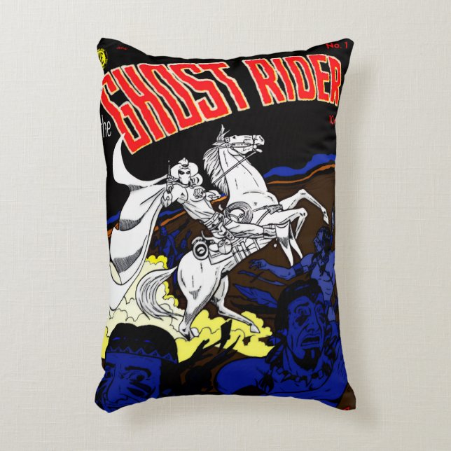 1950's de Ghost Rider kussen  (Voorkant(Verticaal))