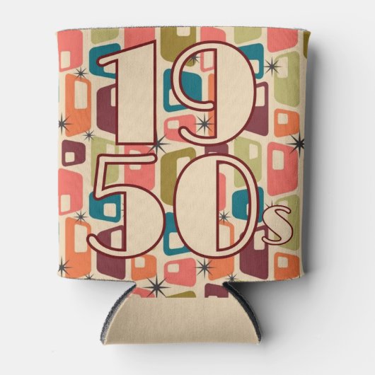1950s Decade Design Blikjeskoeler (Voorkant)