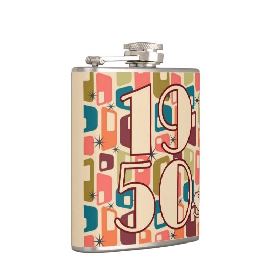 1950s Decade Design Heupfles (Rechts)