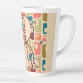 1950s Decade Design Latte Mok (Rechts)