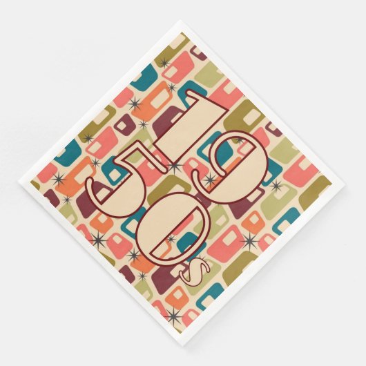 1950s Decade Design Servet (Hoek)