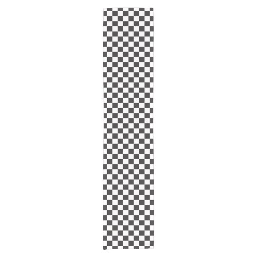 1950s Diner Checkerboard Tafelloper – Retro Sock (Voorkant)