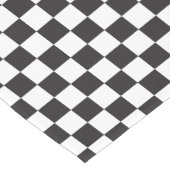 1950s Diner Checkerboard Tafelloper – Retro Sock (Hoek)