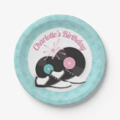 1950s Diner Zadelschoenen Verjaardag Papier Borden Papieren Bordje (Voorkant)