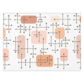 1950s Eames Era Art Crosshairs Orange Tafelkleed (Voorkant (Horizontaal))