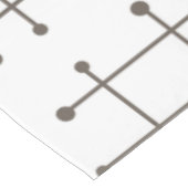 1950s Eames Era Art Crosshairs Orange Tafelkleed (Gekanteld)