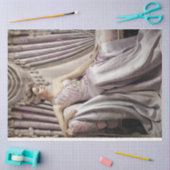 1950's Glam Woman's Beauty Lila Portret Tissuepapier (Craft)