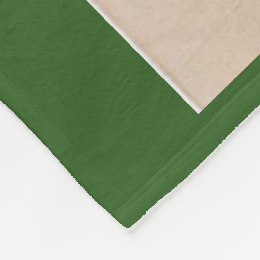 1950s het zaadpakket beet druk fleece deken (Hoek)