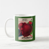 1950s het zaadpakket beet druk koffiemok (Links)