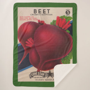 1950s het zaadpakket beet druk sherpa deken