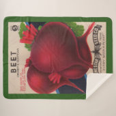1950s het zaadpakket beet druk sherpa deken (Voorkant (horizontaal))