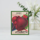 1950s het zaadpakket Beets Briefkaart (Staand voorkant)