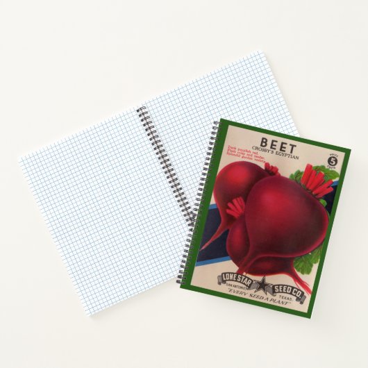 1950s het zaadpakket Beets Notitieboek (Binnen)